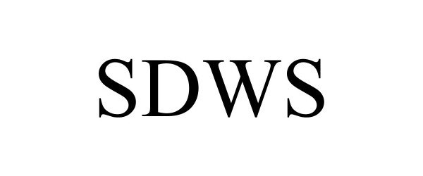 Trademark Logo SDWS