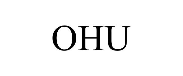 Trademark Logo OHU