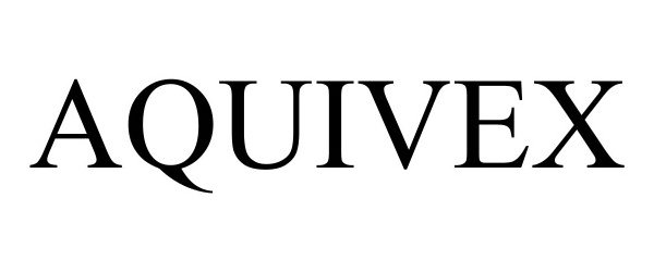 Trademark Logo AQUIVEX