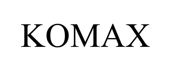 Trademark Logo KOMAX