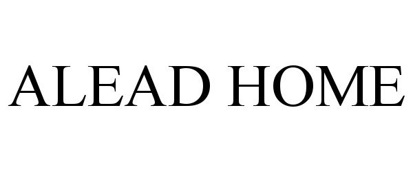 Trademark Logo ALEAD HOME