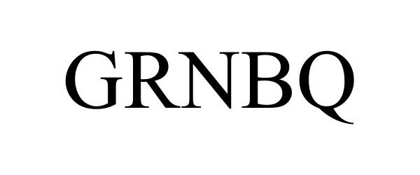 Trademark Logo GRNBQ