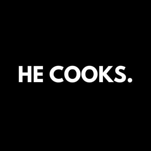 Trademark Logo HE COOKS.