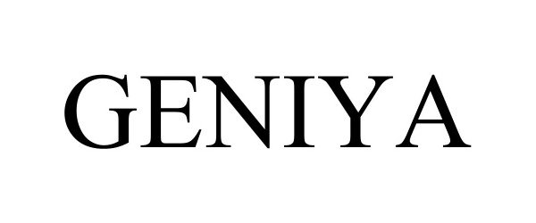 Trademark Logo GENIYA