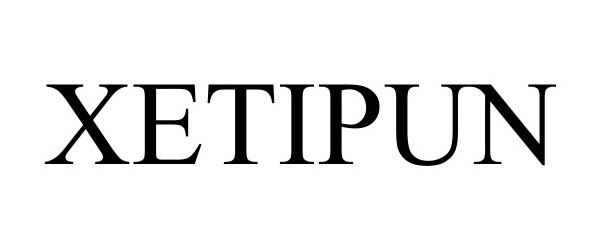 Trademark Logo XETIPUN