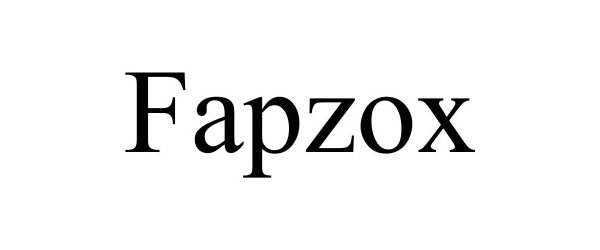 Trademark Logo FAPZOX