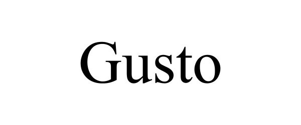 Trademark Logo GUSTO
