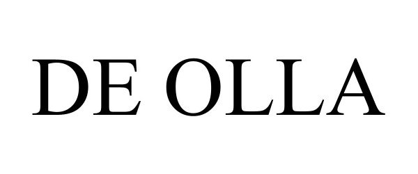 Trademark Logo DE OLLA