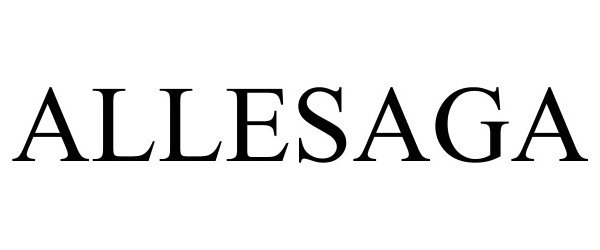 Trademark Logo ALLESAGA