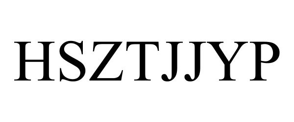 Trademark Logo HSZTJJYP