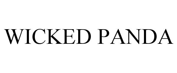 Trademark Logo WICKED PANDA