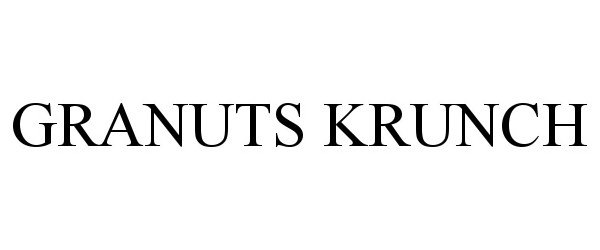  GRANUTS KRUNCH