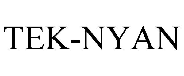 Trademark Logo TEK-NYAN