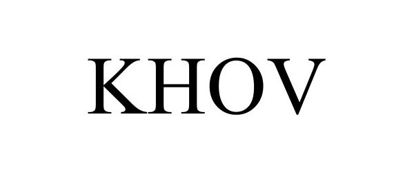 Trademark Logo KHOV
