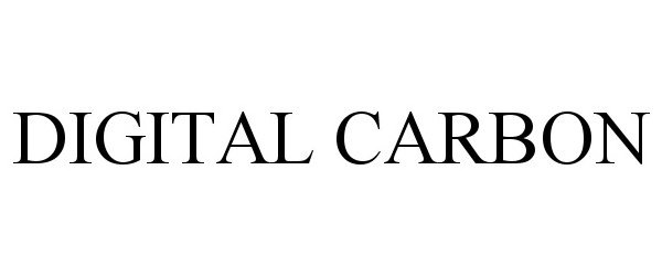 Trademark Logo DIGITAL CARBON
