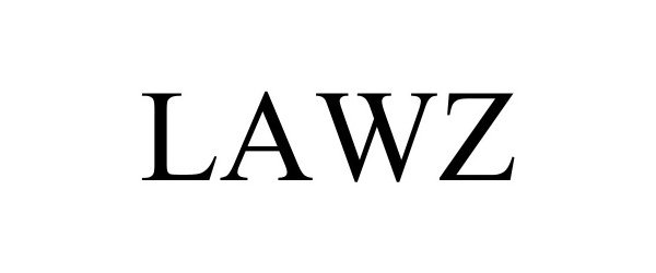 Trademark Logo LAWZ