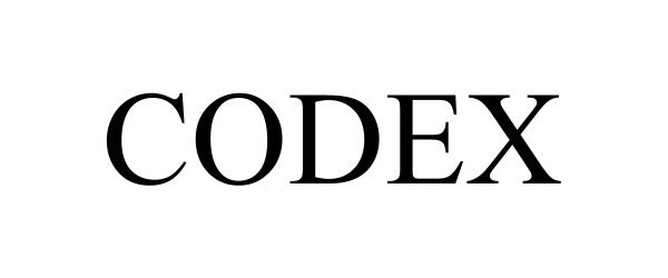 Trademark Logo CODEX