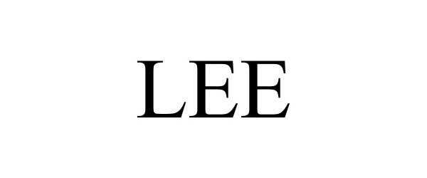 Trademark Logo LEE