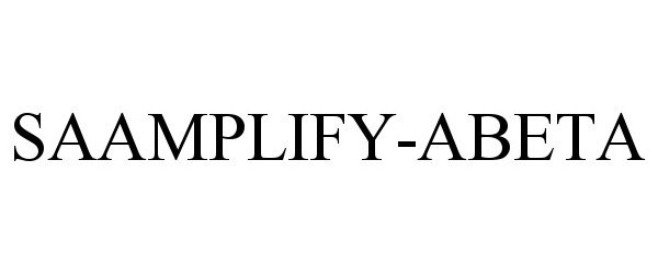 Trademark Logo SAAMPLIFY-ABETA