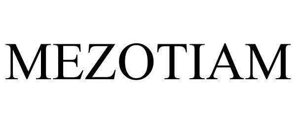 Trademark Logo MEZOTIAM