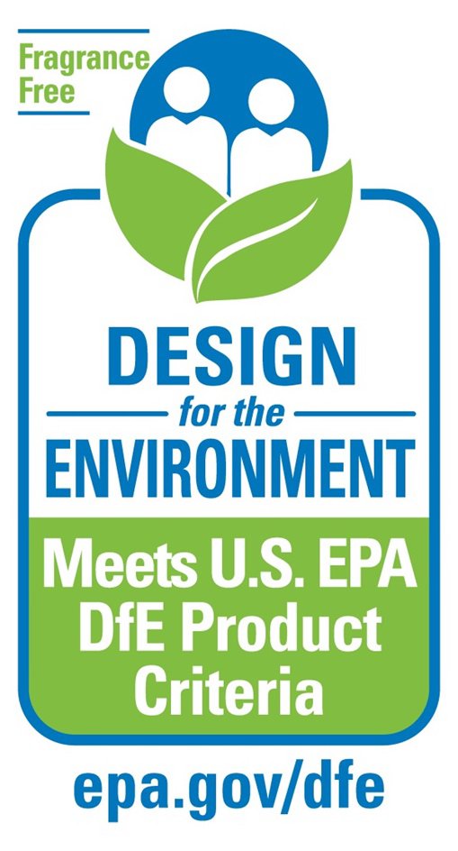 Trademark Logo FRAGRANCE FREE DESIGN FOR THE ENVIRONMENT MEETS U.S. EPA DFE PRODUCT CRITERIA EPA.GOV/DFE