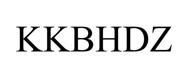 Trademark Logo KKBHDZ