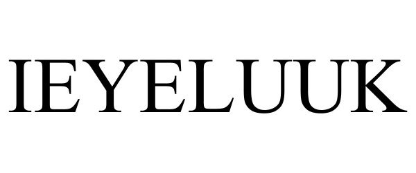 Trademark Logo IEYELUUK