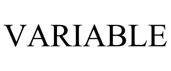Trademark Logo VARIABLE