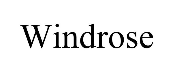 Trademark Logo WINDROSE