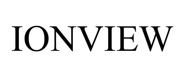 Trademark Logo IONVIEW