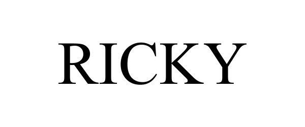 Trademark Logo RICKY