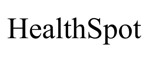 Trademark Logo HEALTHSPOT