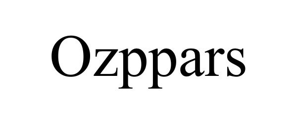 Trademark Logo OZPPARS