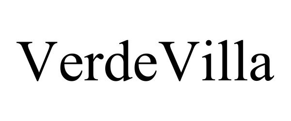 Trademark Logo VERDEVILLA