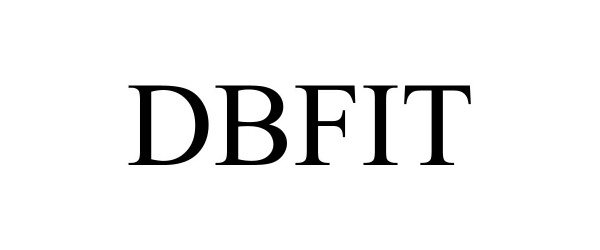 Trademark Logo DBFIT