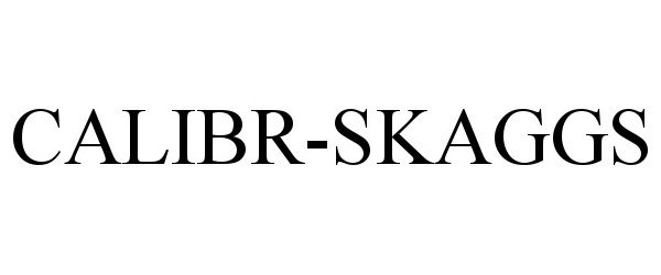 Trademark Logo CALIBR-SKAGGS