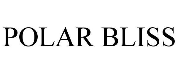Trademark Logo POLAR BLISS