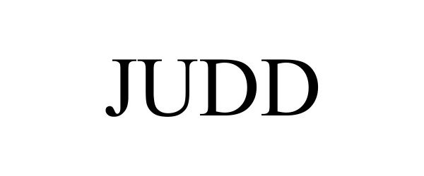 Trademark Logo JUDD