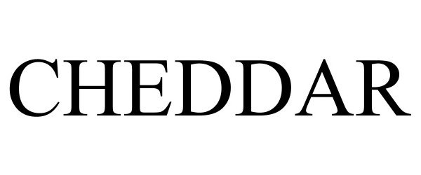 Trademark Logo CHEDDAR