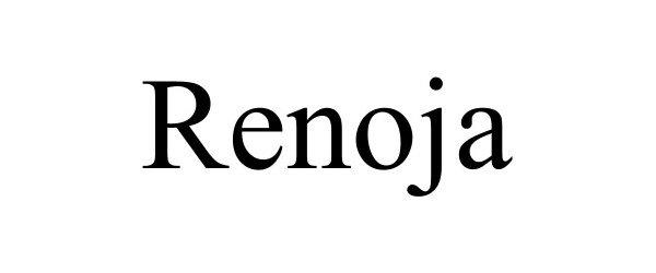 Trademark Logo RENOJA