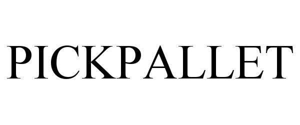 Trademark Logo PICKPALLET