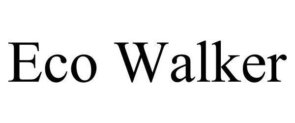 Trademark Logo ECO WALKER