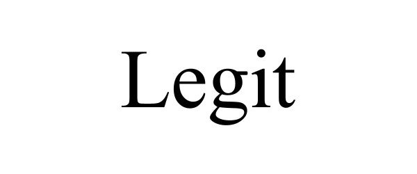 Trademark Logo LEGIT