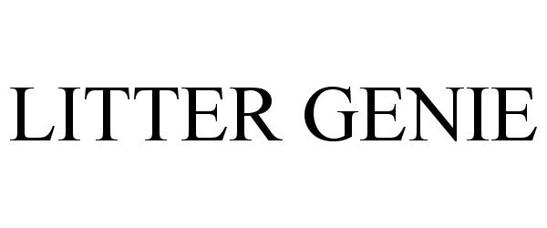 Trademark Logo LITTER GENIE