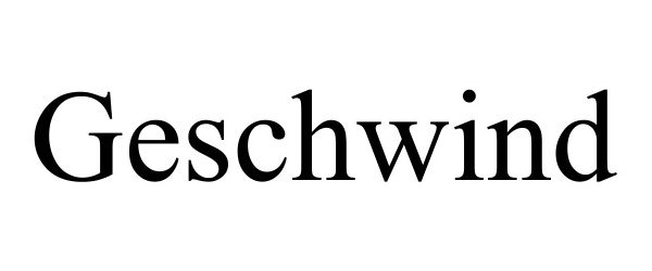 Trademark Logo GESCHWIND
