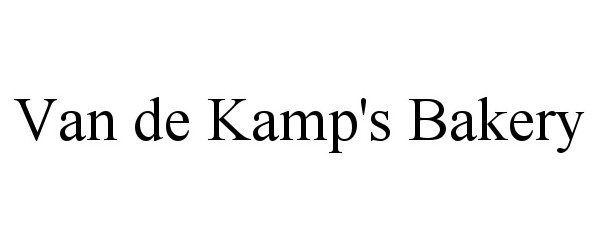  VAN DE KAMP'S BAKERY