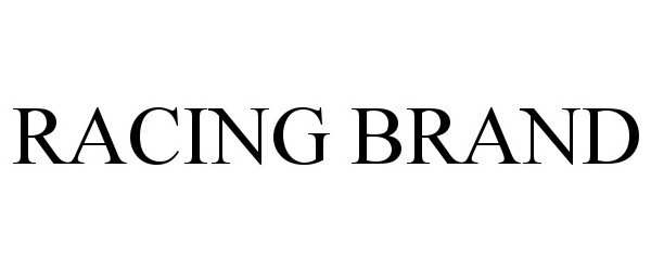 Trademark Logo RACING BRAND