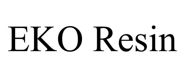 Trademark Logo EKO RESIN