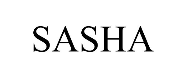 Trademark Logo SASHA