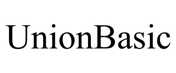 Trademark Logo UNIONBASIC